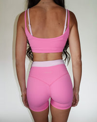 Layered Shorts - Bubblegum/Pink Peony