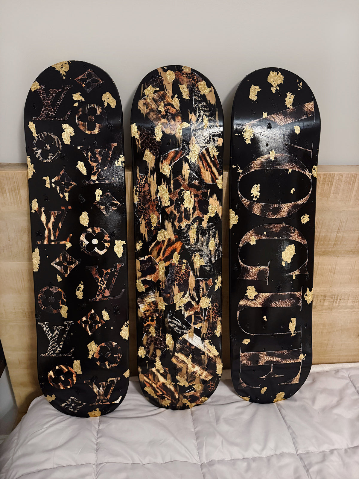 *LIMITED EDITION* GOLD ANIMAL PRINT SET